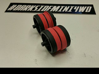 carbon wheel with red spongtire + tire