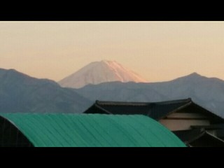 夕焼け富士山！