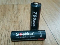14500 : LiFePO4 Battery, Made in SOSHINE