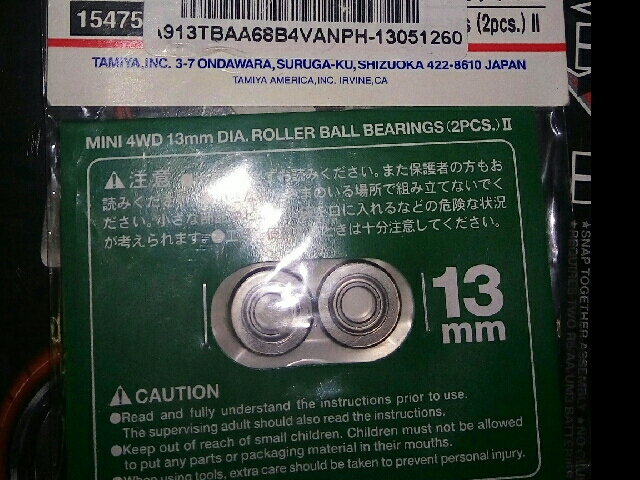 15474 13mm dia. bearing roller