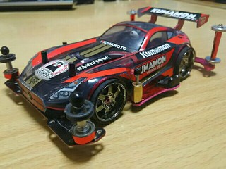 くまモンVer.GT (娘が素組みした力作仕様)ベンツGT風