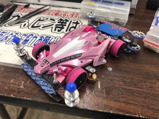 ピンク小径車