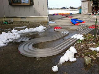 雪融けの鈴鹿