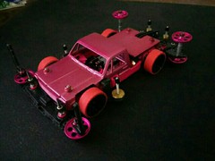 pink truck