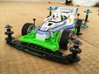 とりあえず組み立てた強そうに見えるFRPマシンしかも限定つき