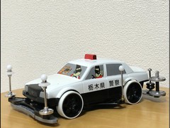 香港レーシングタクシー★所さんパトカー仕様 ネタ車 完成