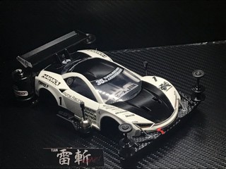 タミヤ 雷斬 GT3 シロクーロ 19''