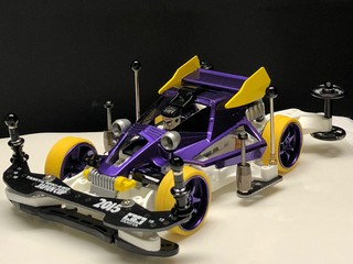 ダッシュ一号エンペラー ミニ四ファイター号 製作中