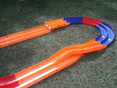 oval course with jump section
