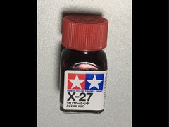 タミヤカラーエナメル塗料 X-27クリヤーレッド