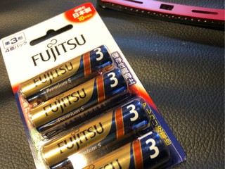 富士通アルカリ電池。