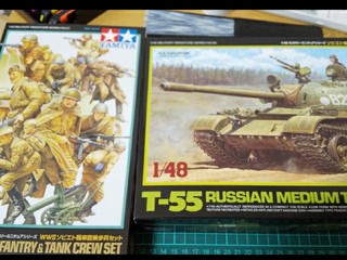 タミヤミリタリーミニチュアシリーズ  ソビエト戦車T-55 