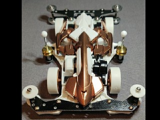 Mach Frame white & copper