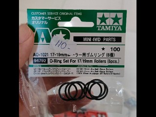 O-ring set 17-19mm