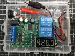 モーター慣らし用自動正転⇔逆転タイマー (モーター電源は外部)