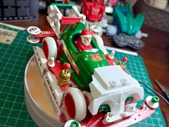 Santa Snow Cart