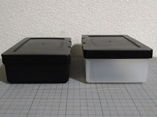 中が見えるBOX・フタがとまるケースの高さを何とか…