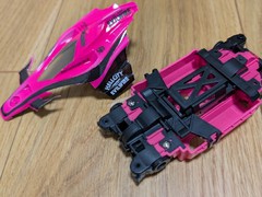 pink×black
