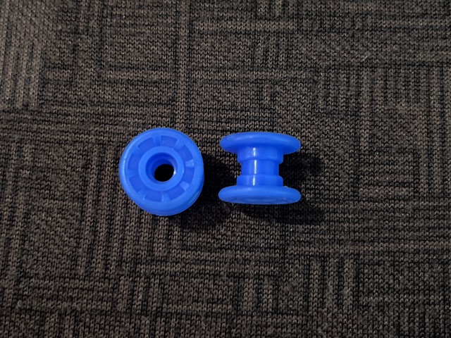 Double low friction blue 13mm rollers:)