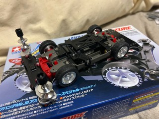 製作中MSシャーシ。