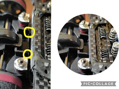 バンパーカット目安とスラスト抜け防止補助