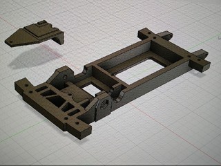 自作フェンスカーシャーシ